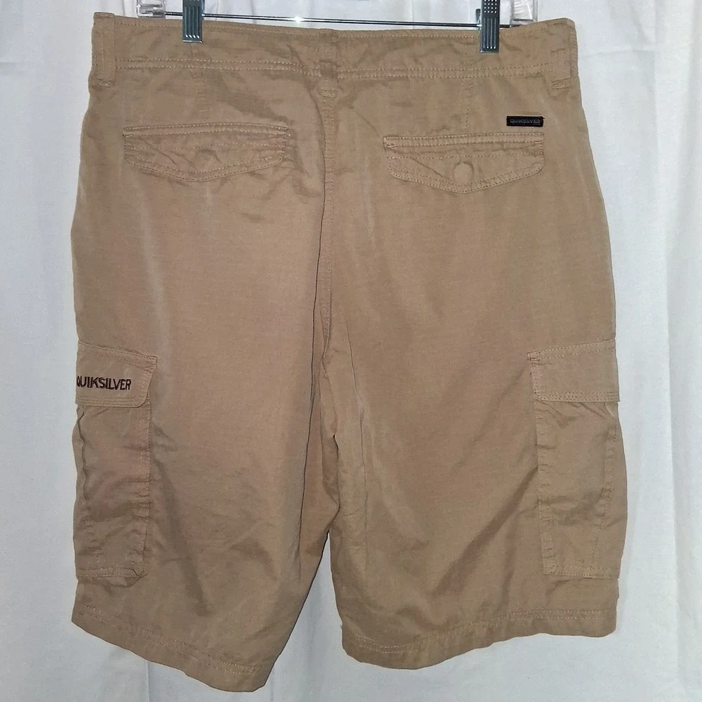 Quiksilver Men's Cargo Shorts Size 33 / 11 Casual Outdoors Moisture Wicking‎